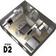 Studio D2 Floor Plan | Arabella